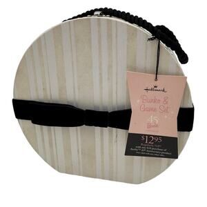 Barbie Bunko Game Complete Set W/Bag Hallmark- 45th Anniversary - 2004 NWT